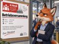 IG Metall Logo auf offizieller Betriebsratseinladung
